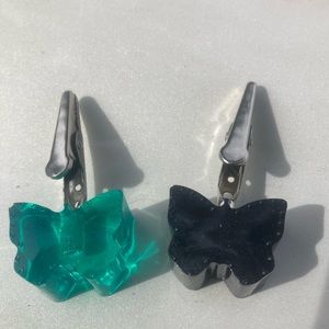 Butterfly and butterfly roach clip set